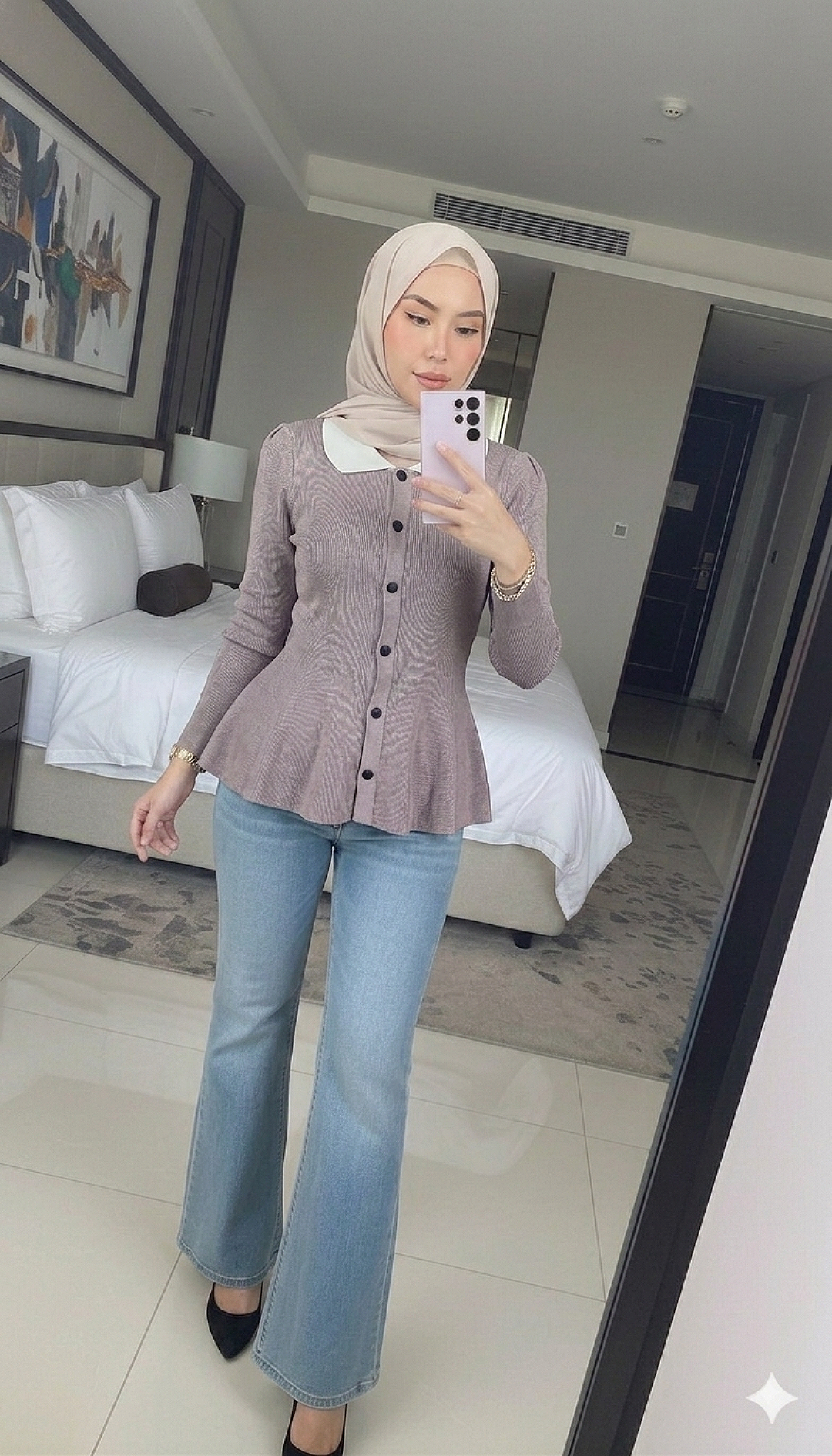 Camilia Peplum Top