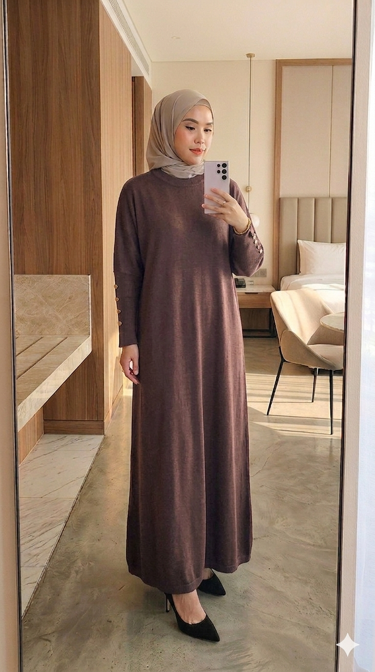 Raina Batwing Knit Dress
