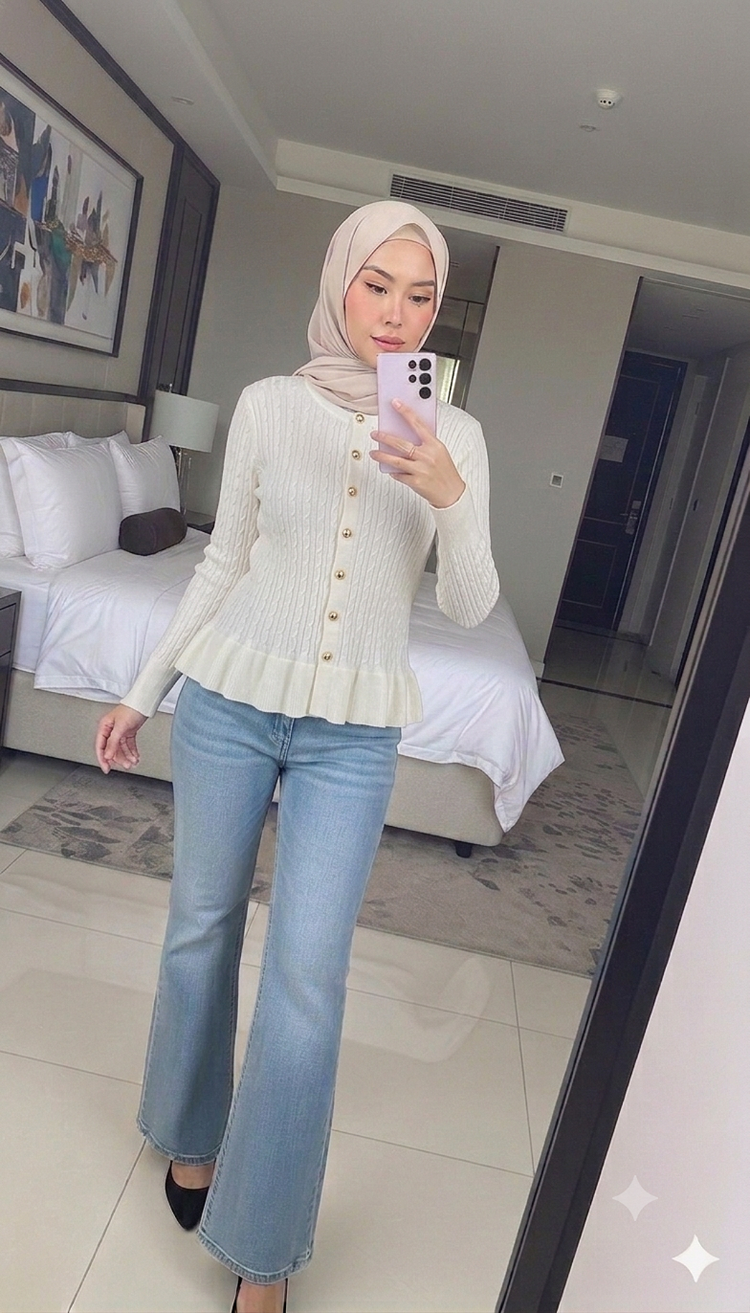 Elia Ruffle Knit Top