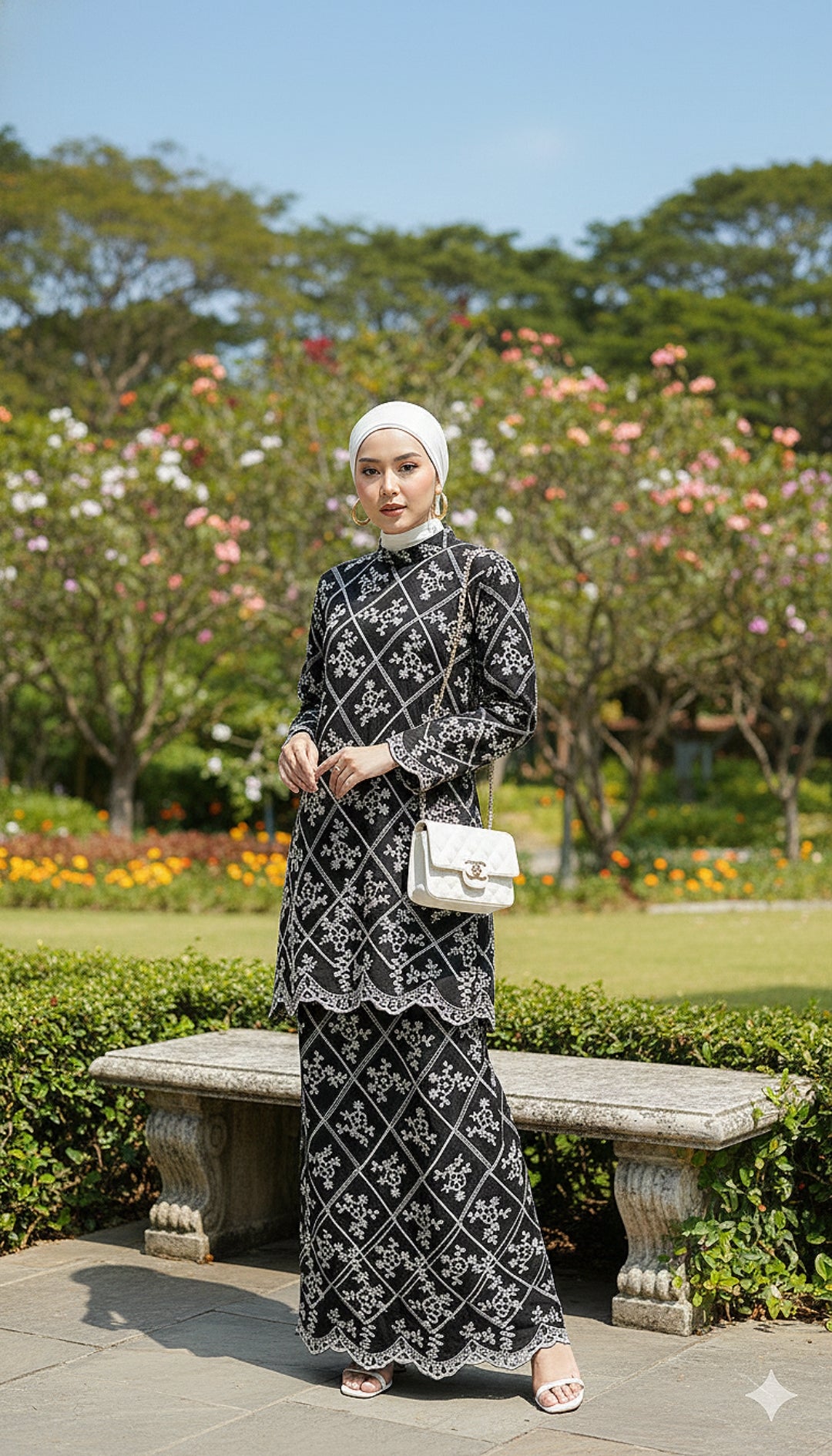 Eira Embroidery Kurung Set