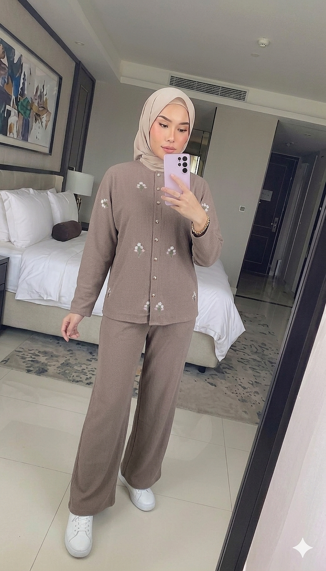 Naura Batwing Pant Set