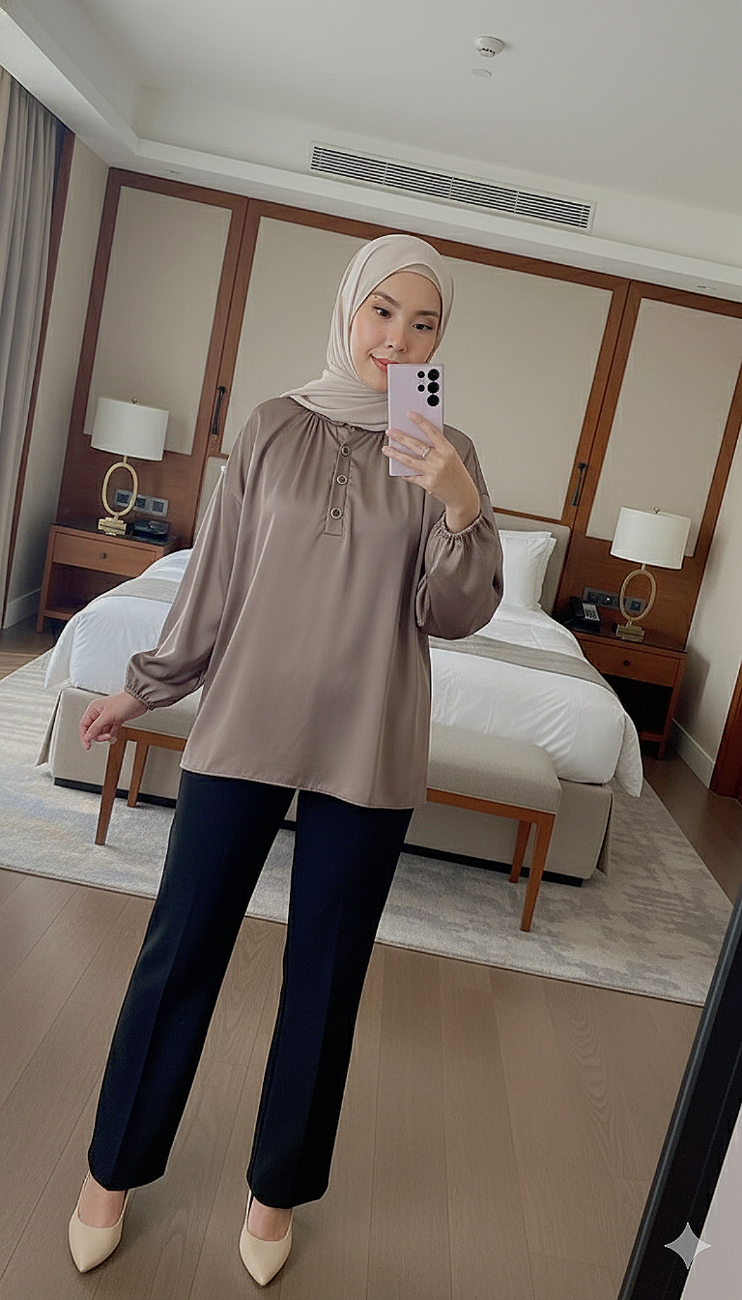 Liedya Button Blouse
