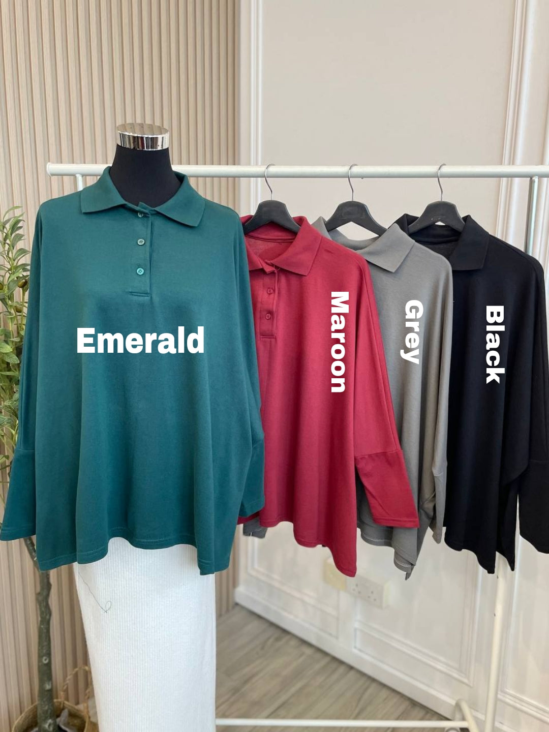 Polo Batwing Shirt