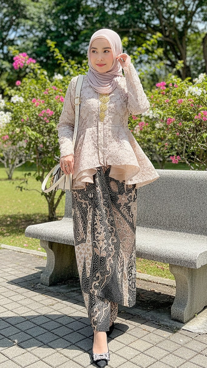 Kebaya Peplum Top