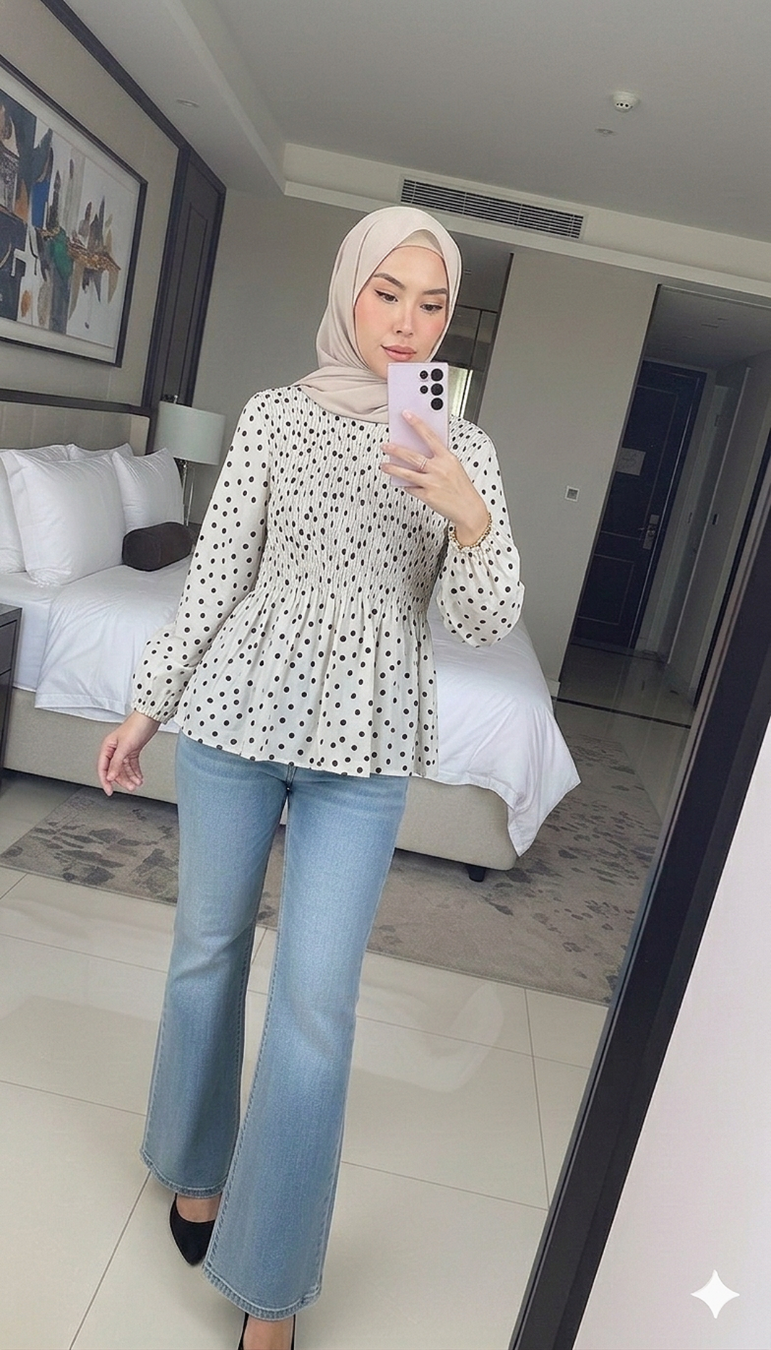 Jeslyn Smock Blouse