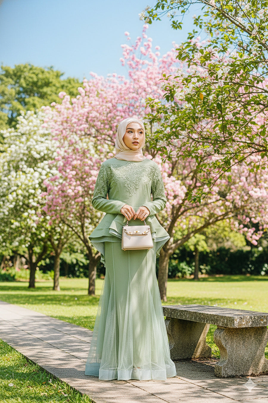 Helena Peplum Kurung