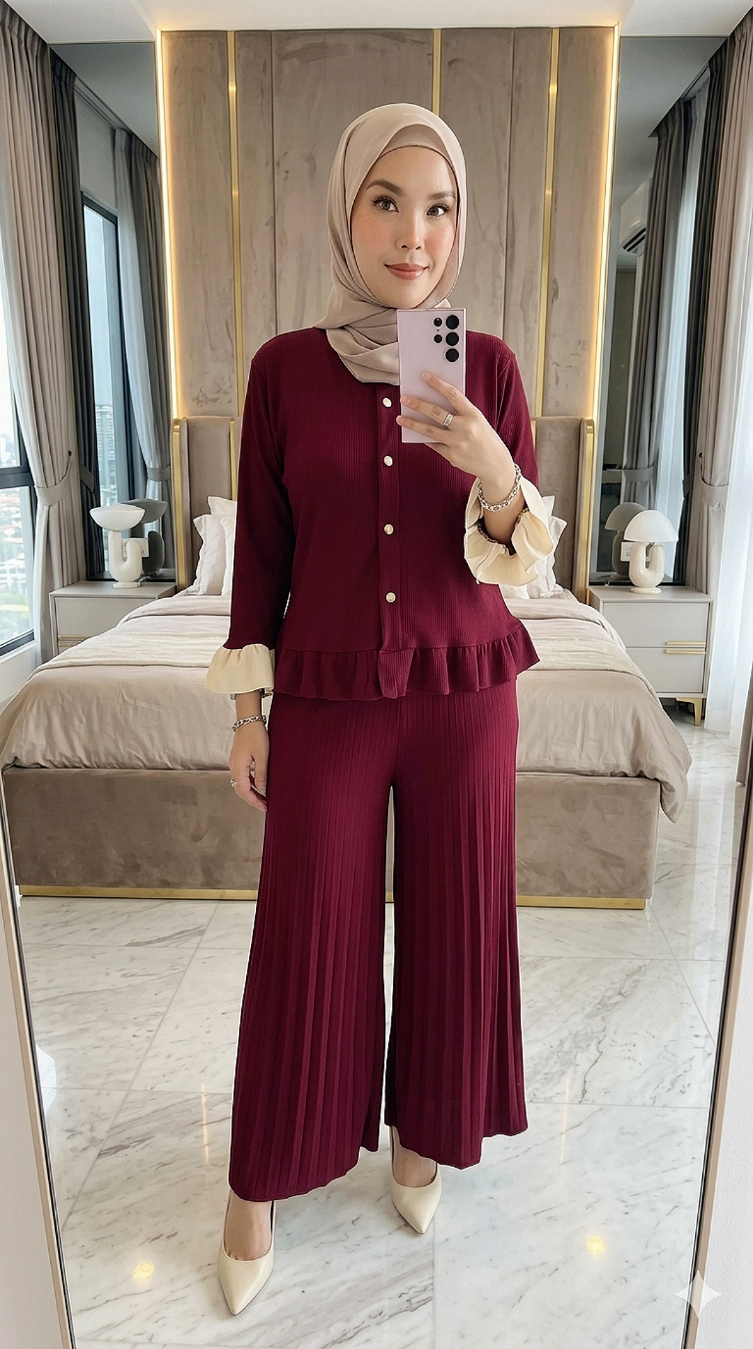 Ruffle Pant Set