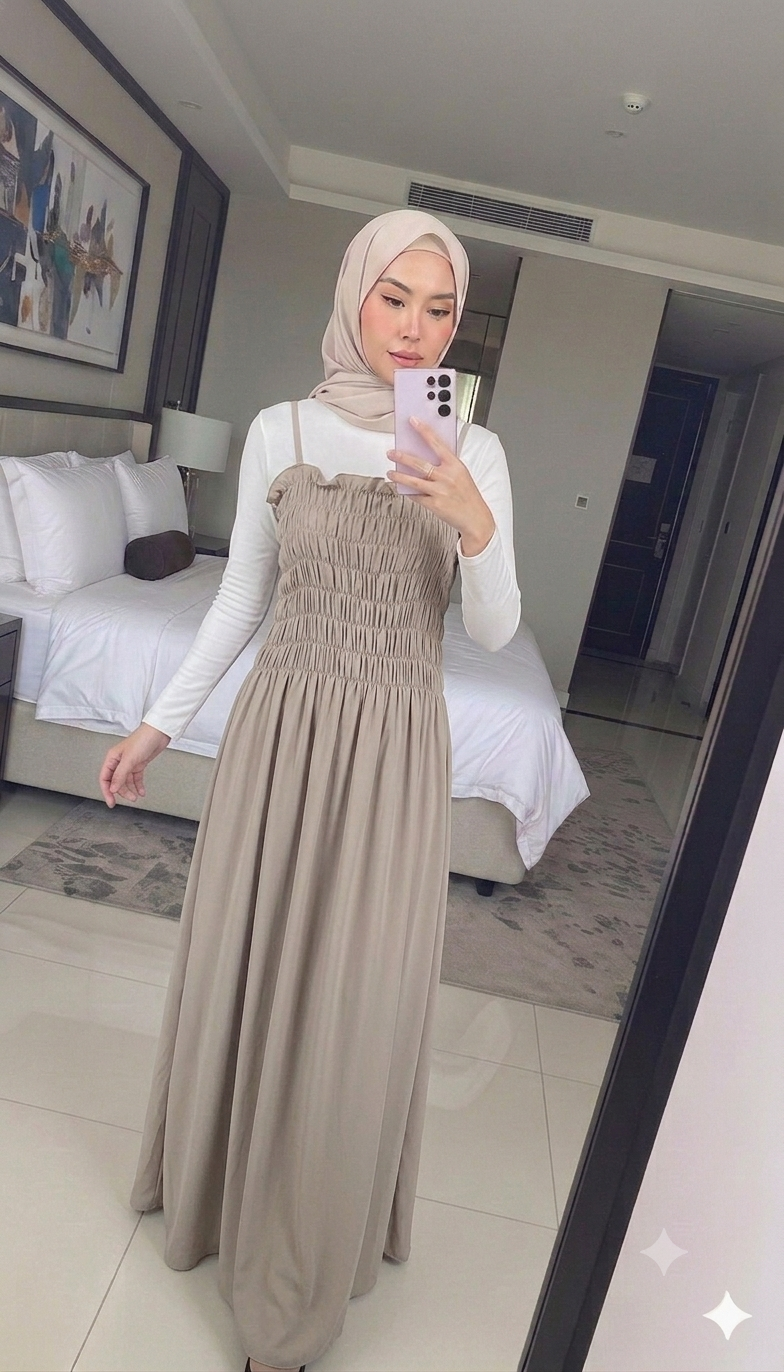 Bree Sleeveless Smock Dress (NLB Own Manufactured)