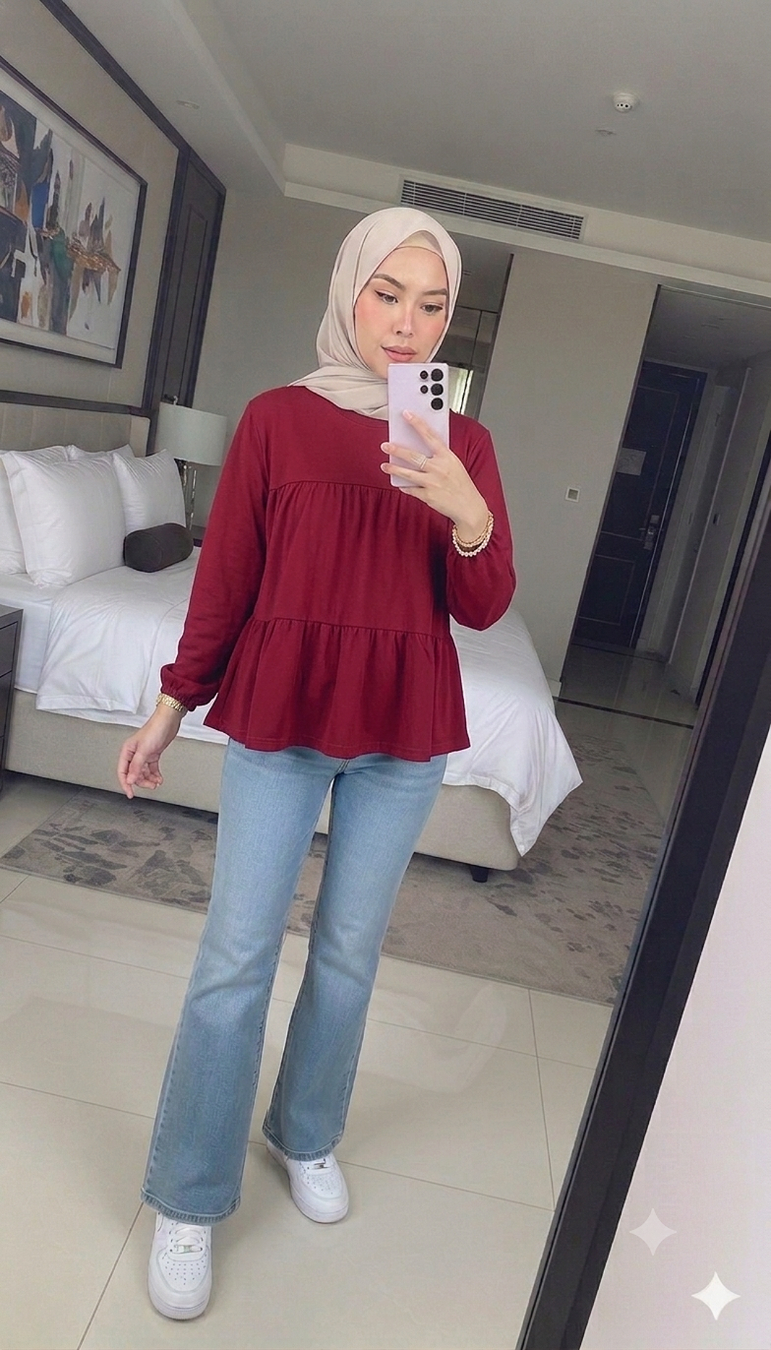 Basic Babydoll Tiered Top