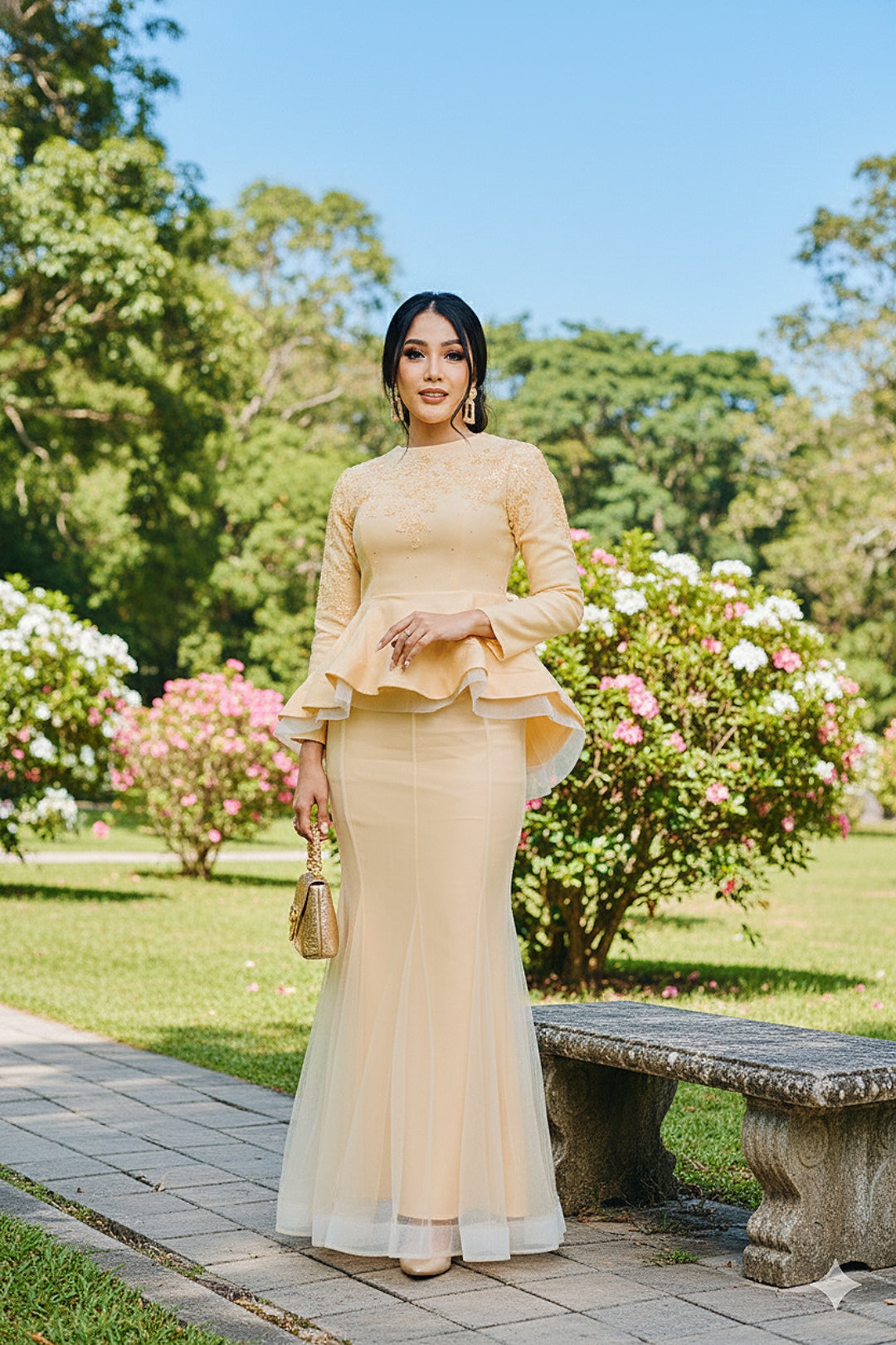 Helena Peplum Kurung