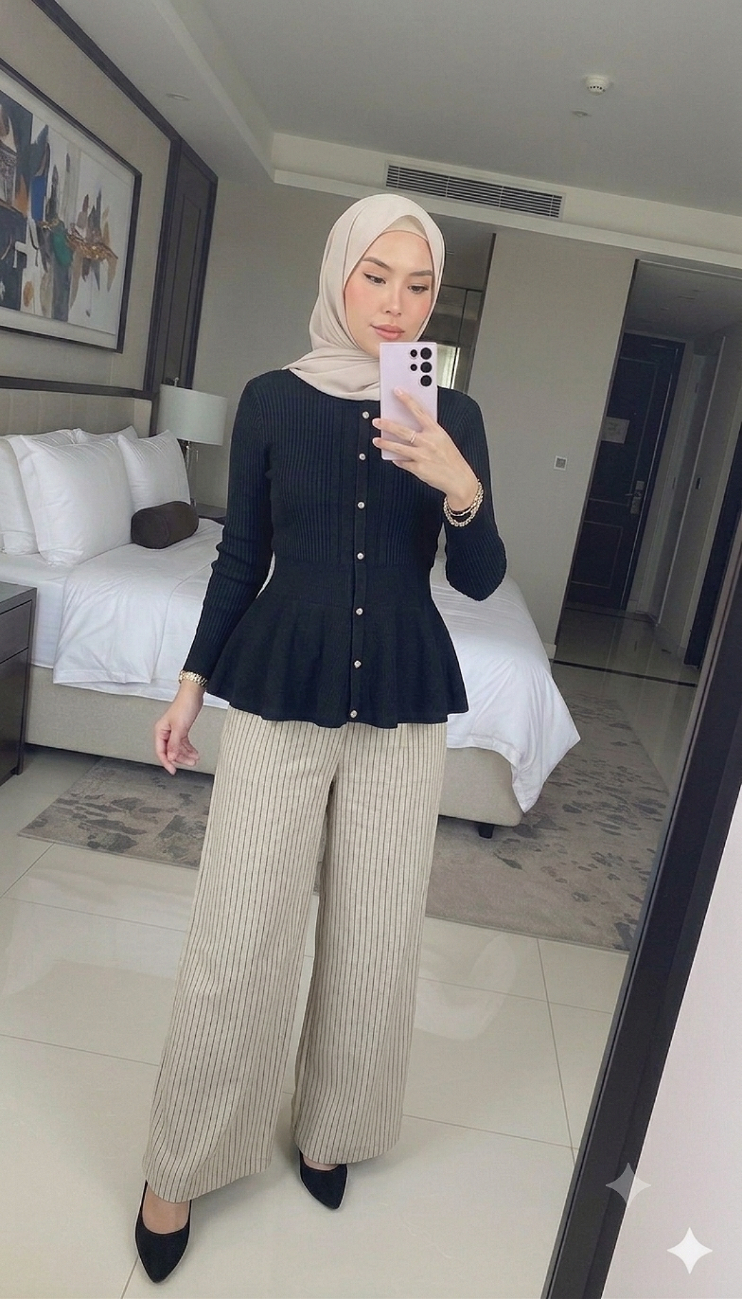 Stripe Work Pants