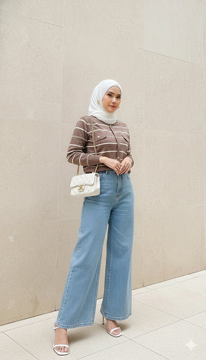 Ariana Stripe Knit Top