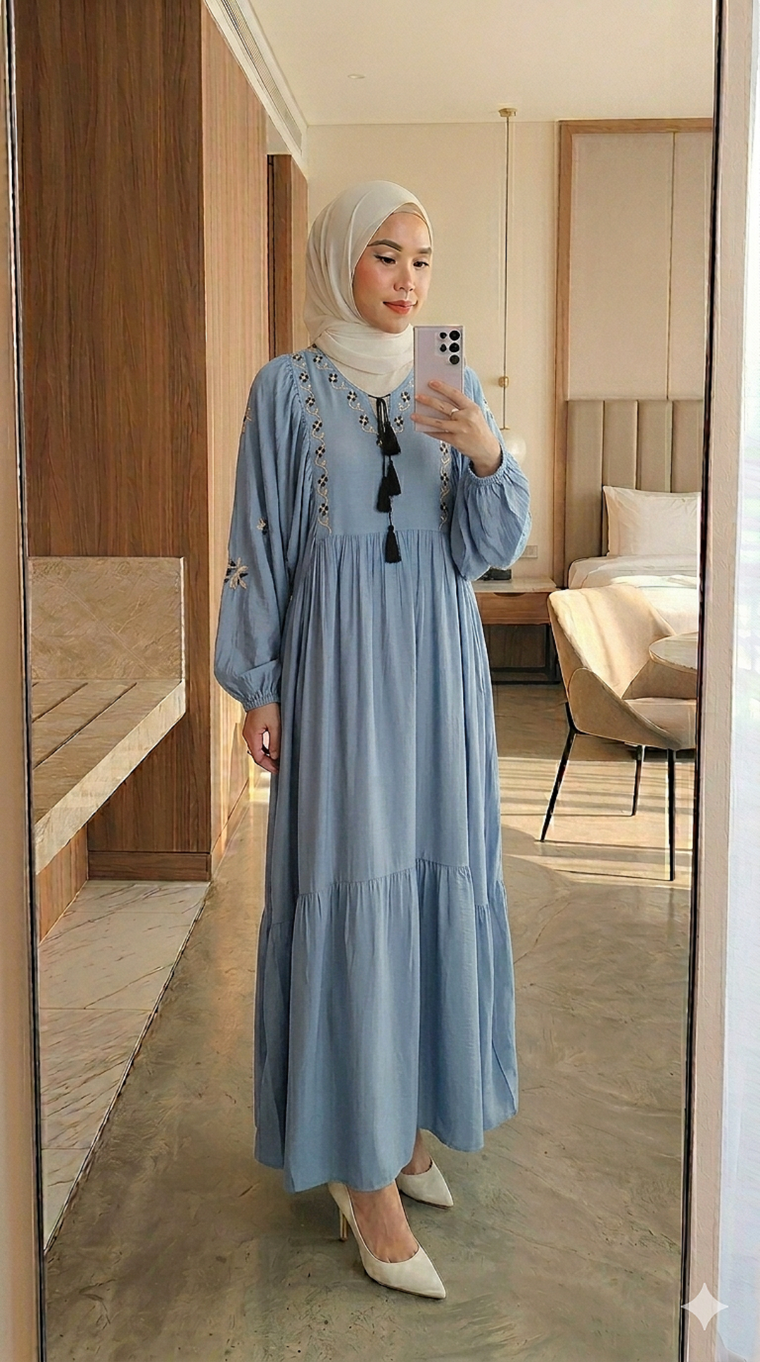 Shiqa Embroidery Dress