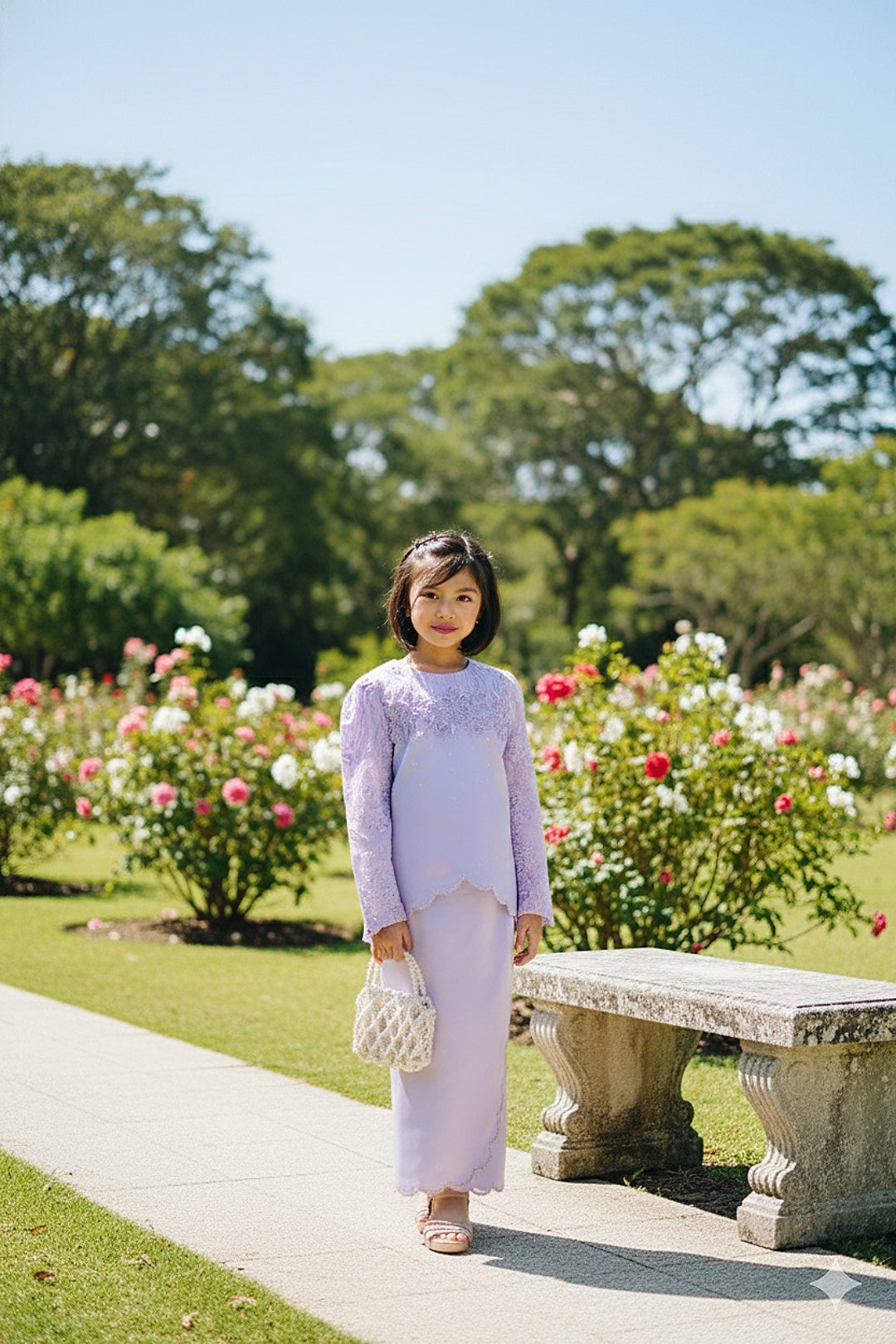 Sophia Lace Kurung (Kids)