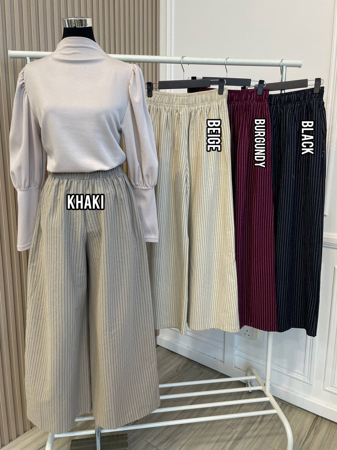 Stripe Work Pants