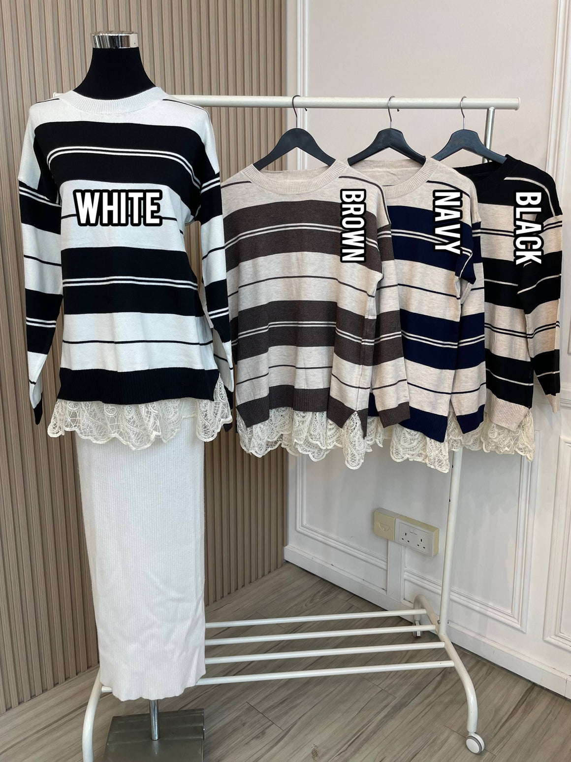 Stripe Sweatshirt