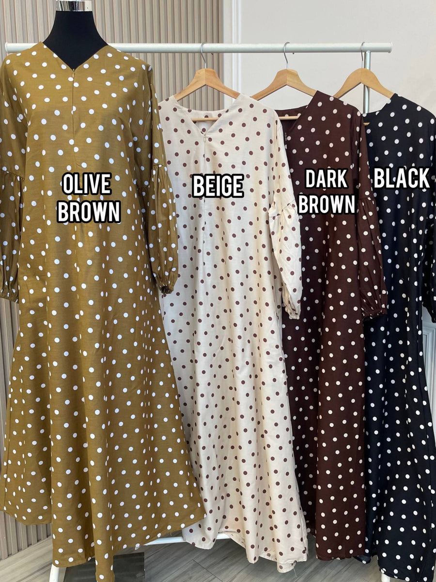 Polka Maxi Dress