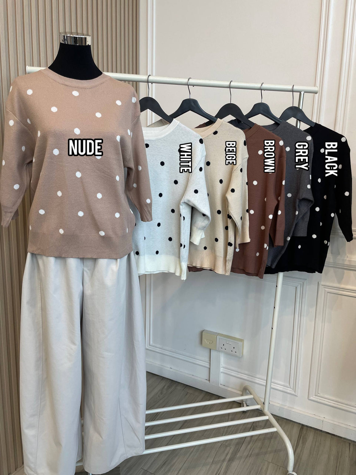 Sarah Polka Knitwear