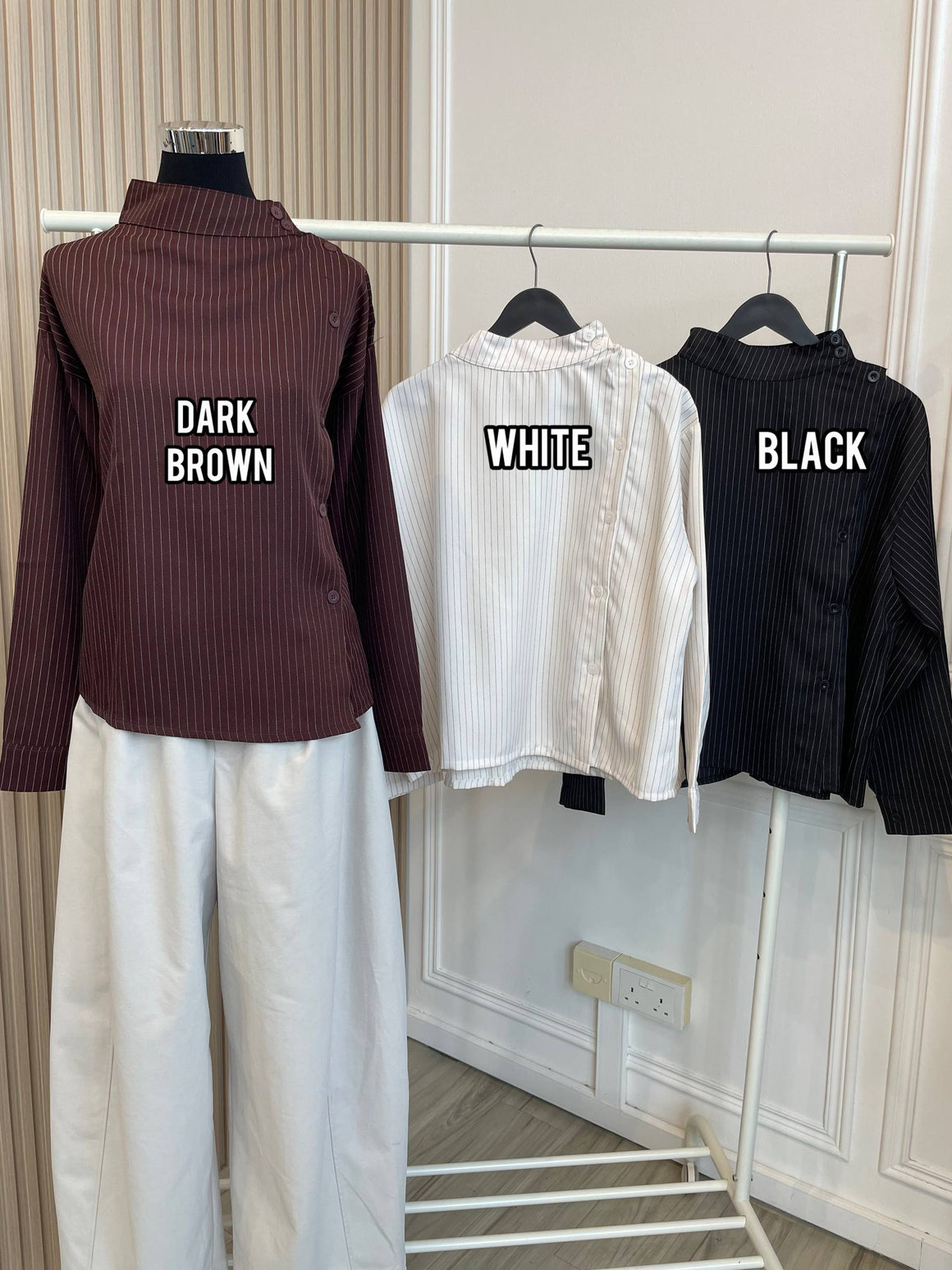 Boxy Stripe Blouse