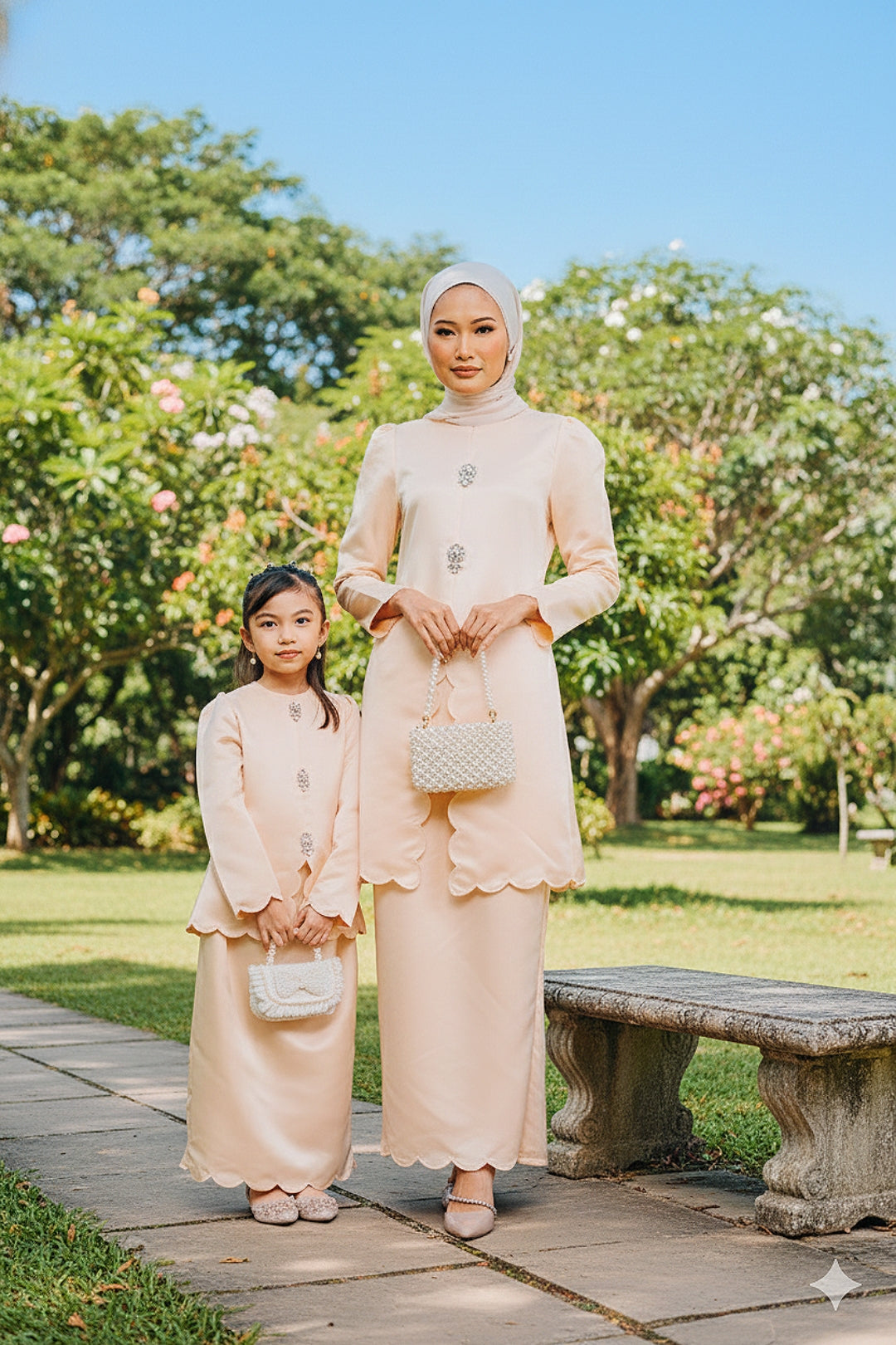Aulia Satin Kurung (Kids)