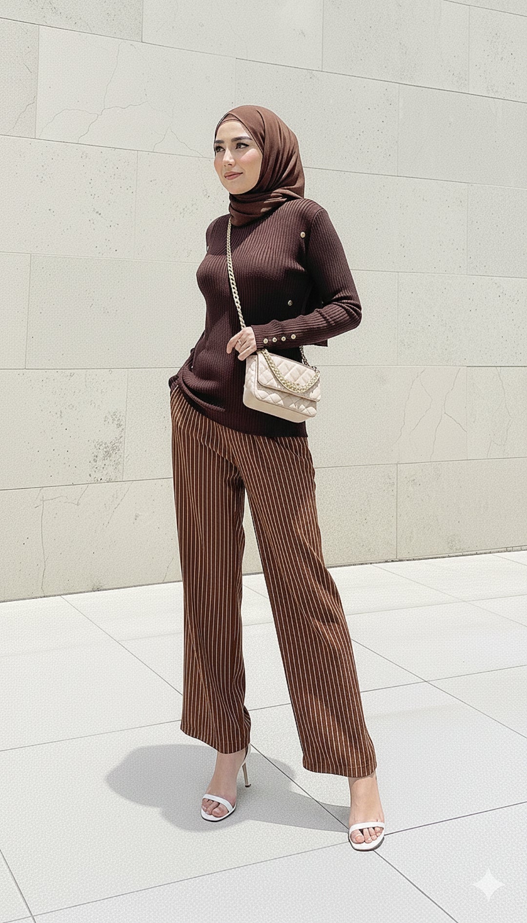 Stripe Basic Pants
