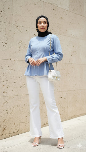 Waney Tie-Back Blouse