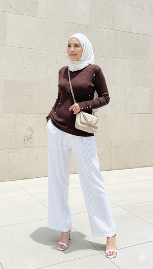 Stripe Basic Pants