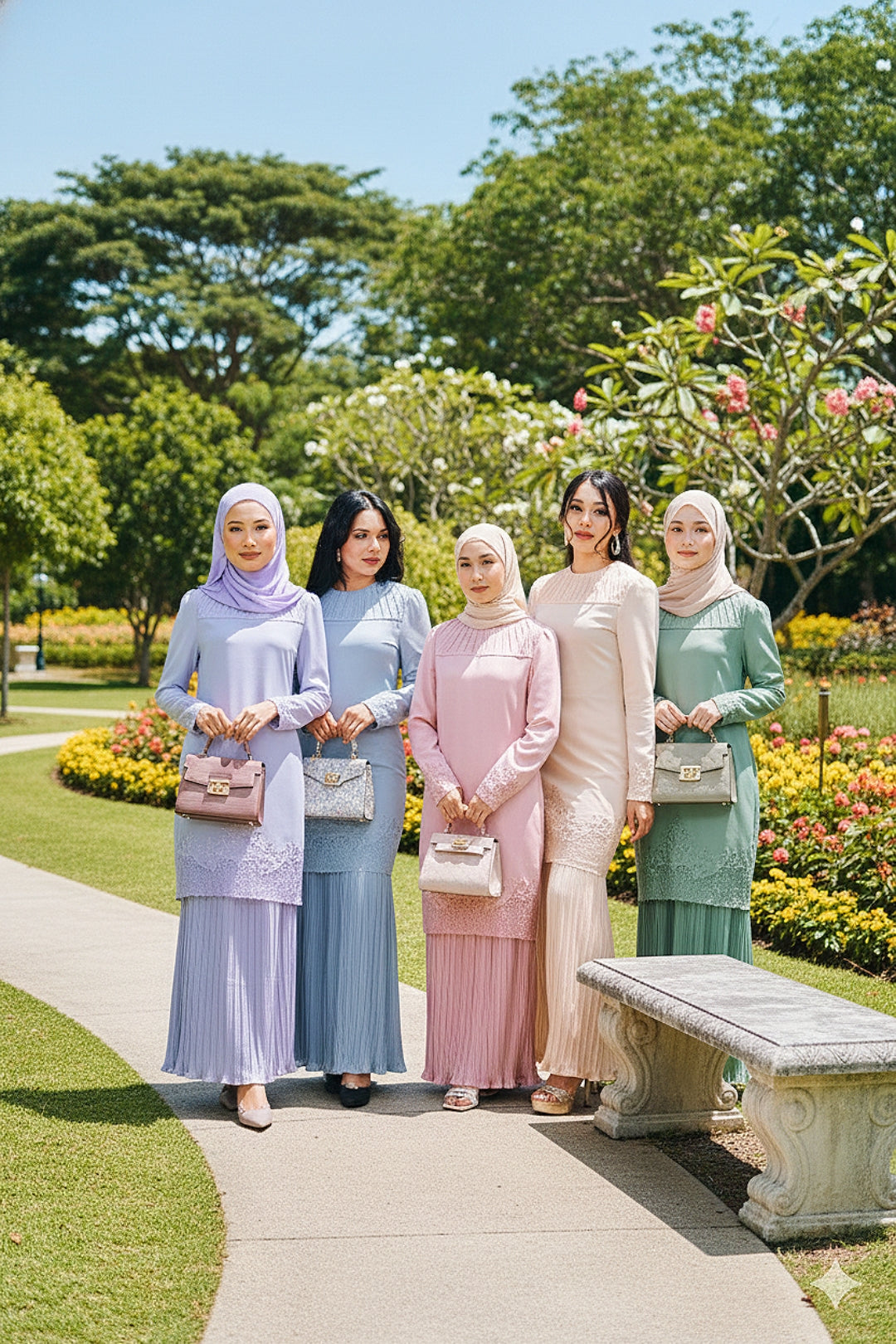 Calista Pleated Kurung