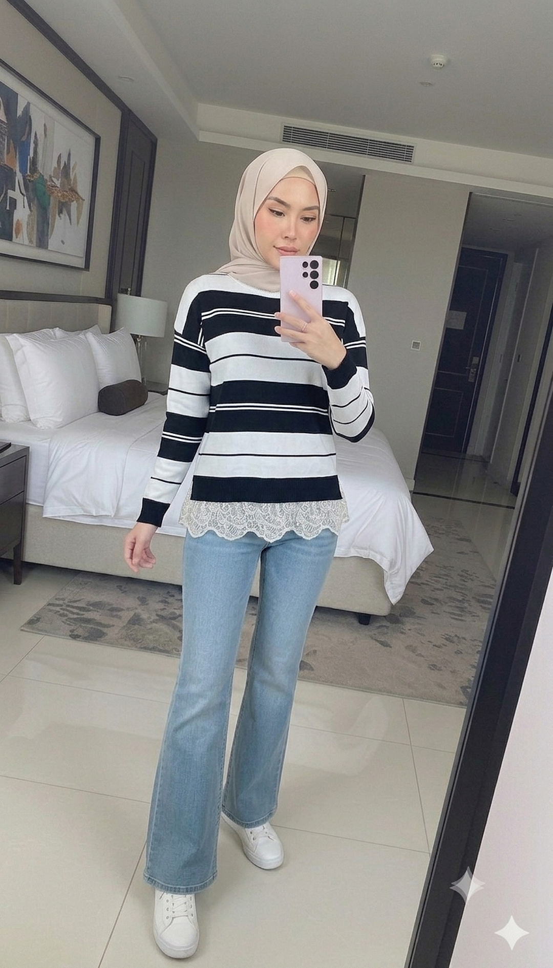 Stripe Sweatshirt