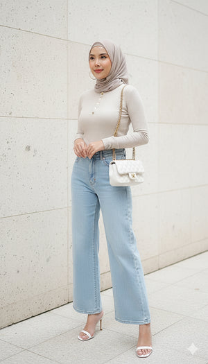 Daisy High Collar Knit Top