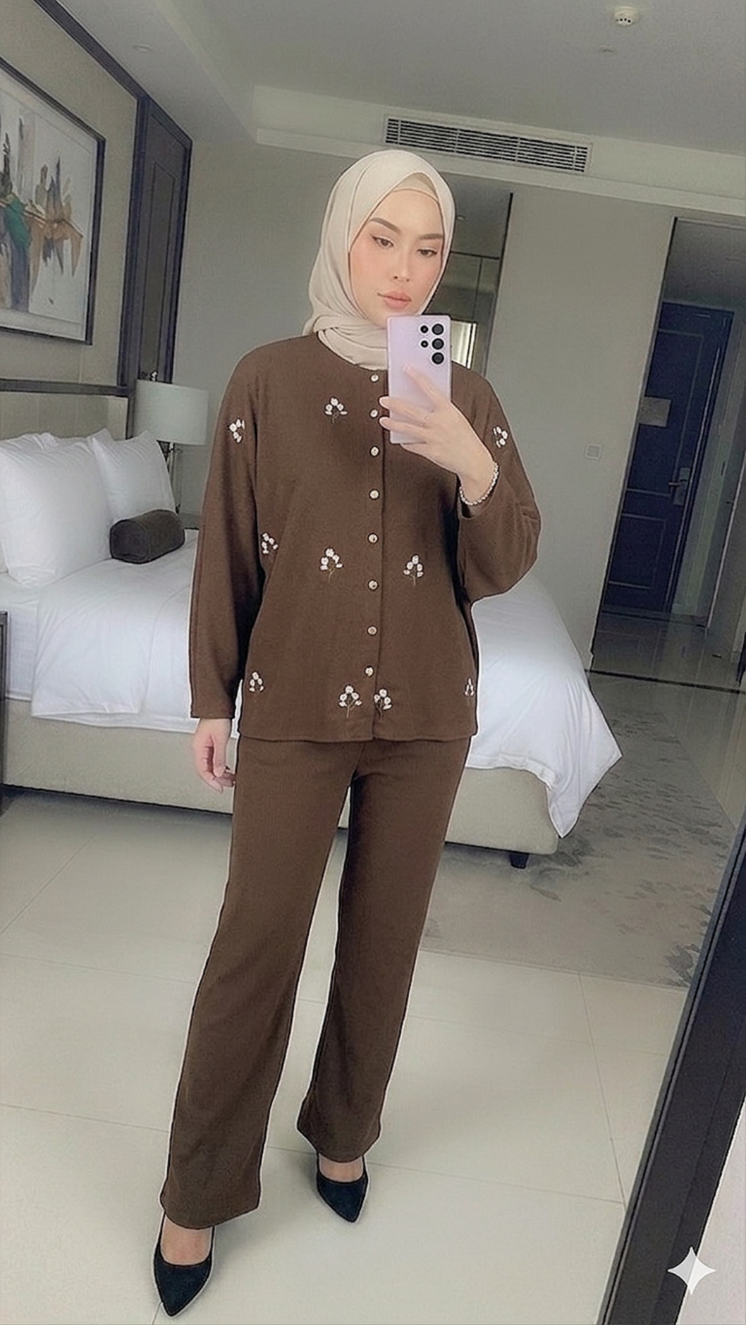 Naura Batwing Pant Set