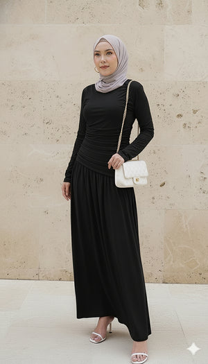 Aria Ruched Dress (NLB Own Manufactured)