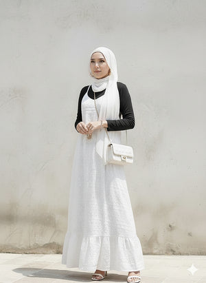 Nadia Eyelet Sleeveless Dress