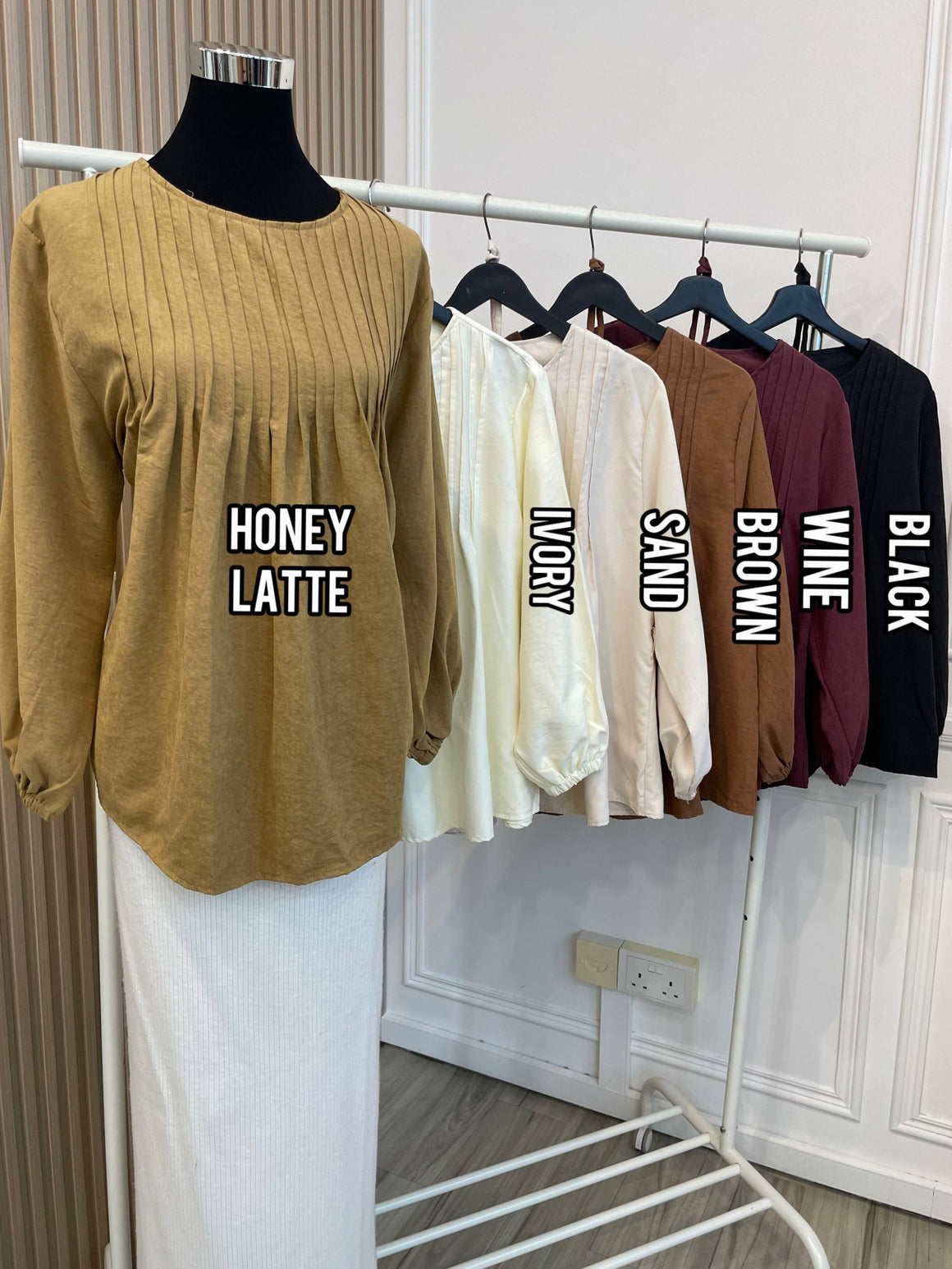 Yuni Pleats Top