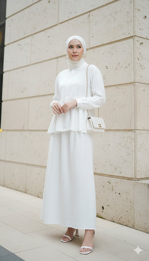 Qina Babydoll Skirt Set