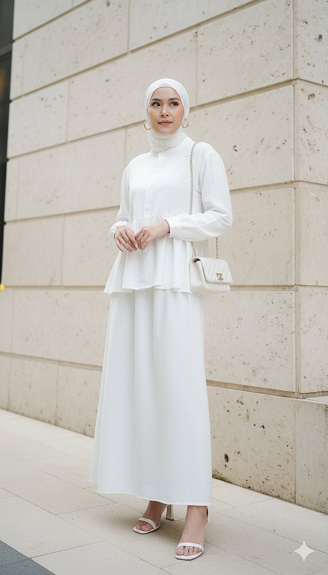 Qina Babydoll Skirt Set