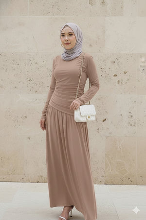 Aria Ruched Dress (NLB Own Manufactured)