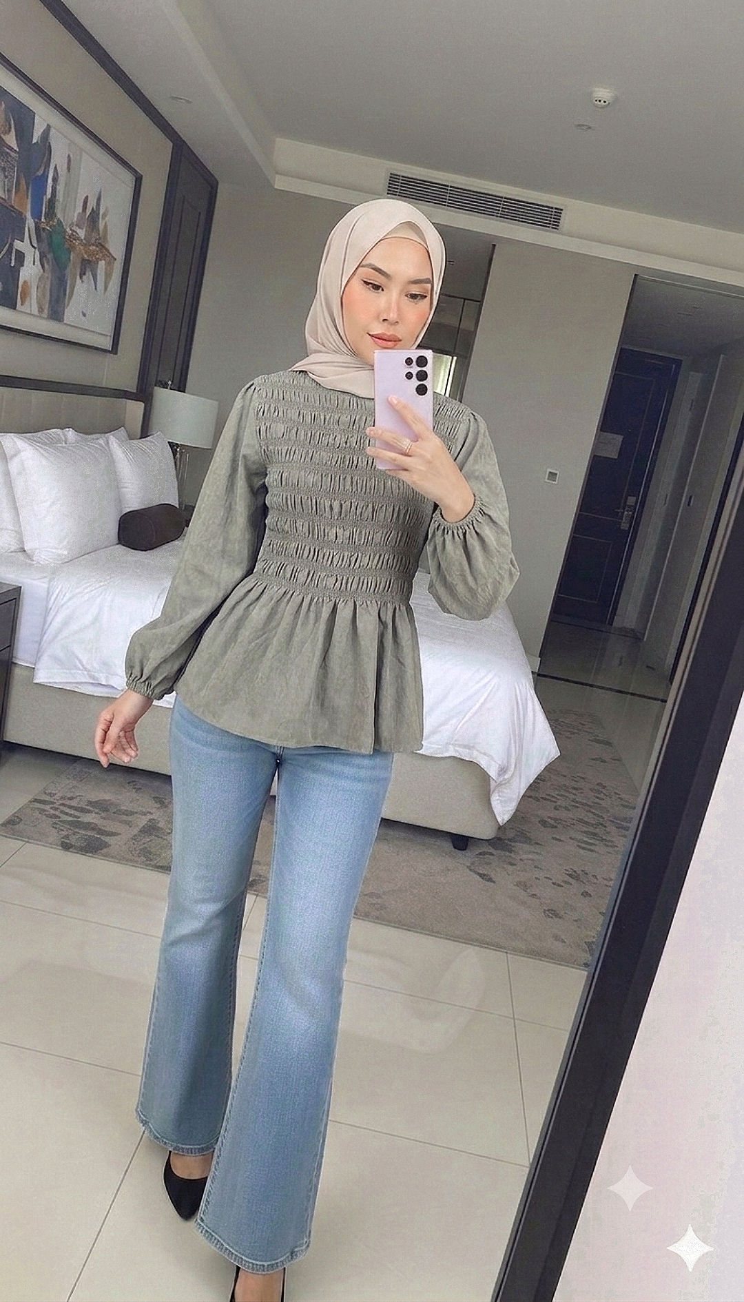 Deena Smock Top