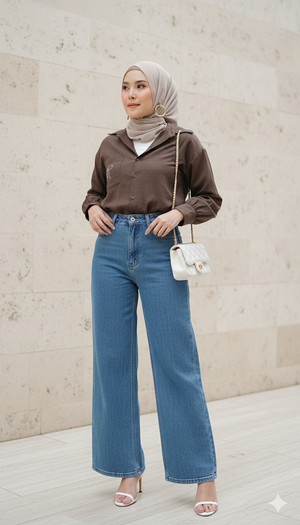 Irina Ribbon Linen Blouse