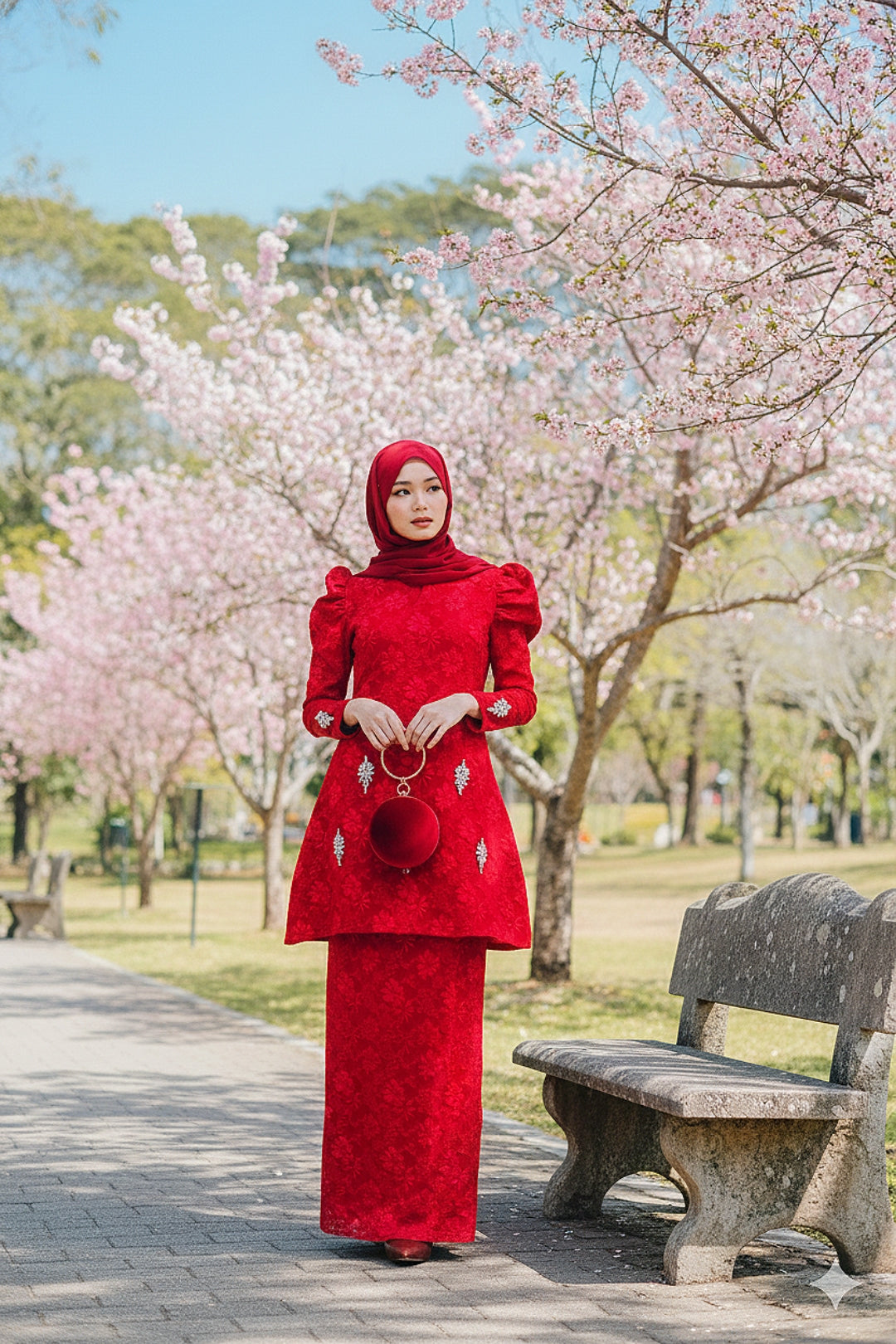 Eliza Brocade Kurung (Adult)