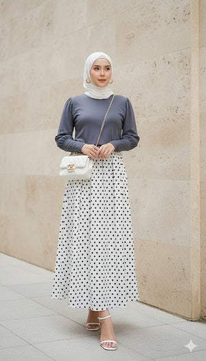 Polka Flare Skirt