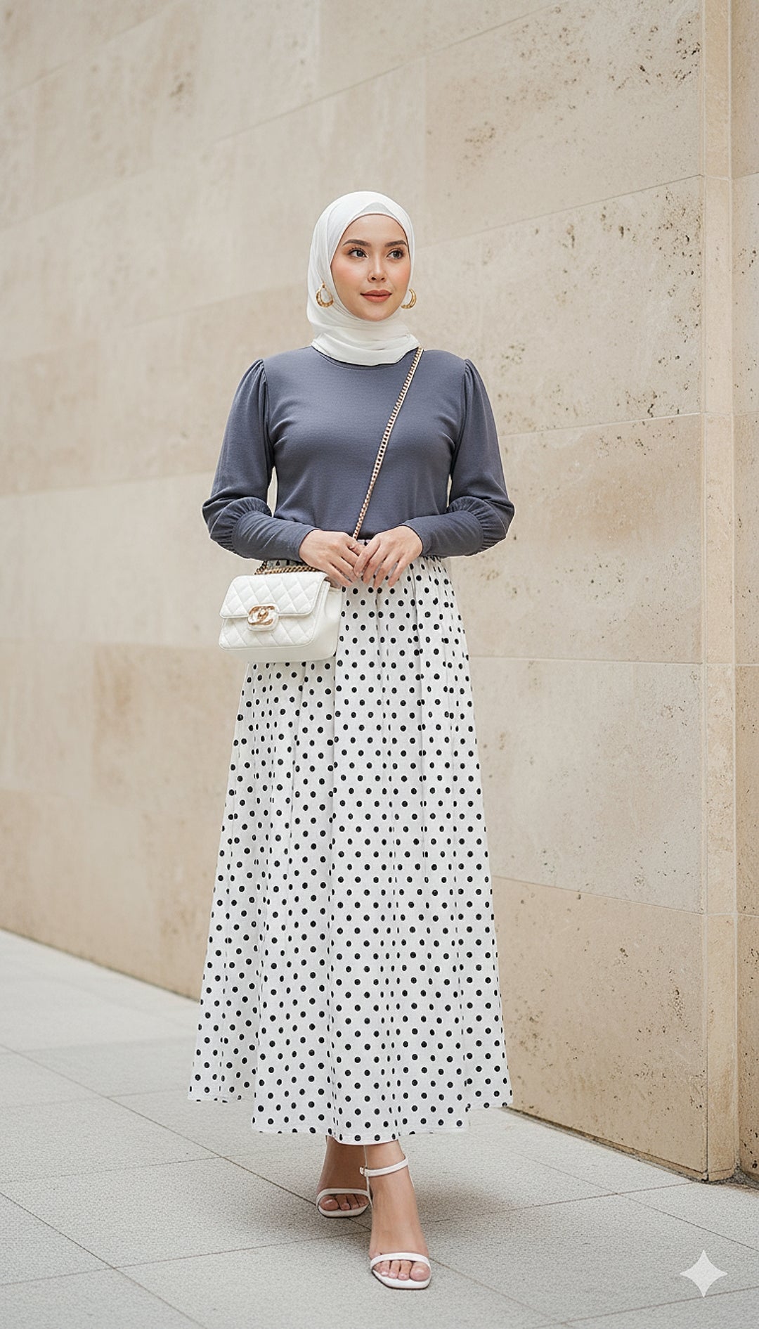 Polka Flare Skirt