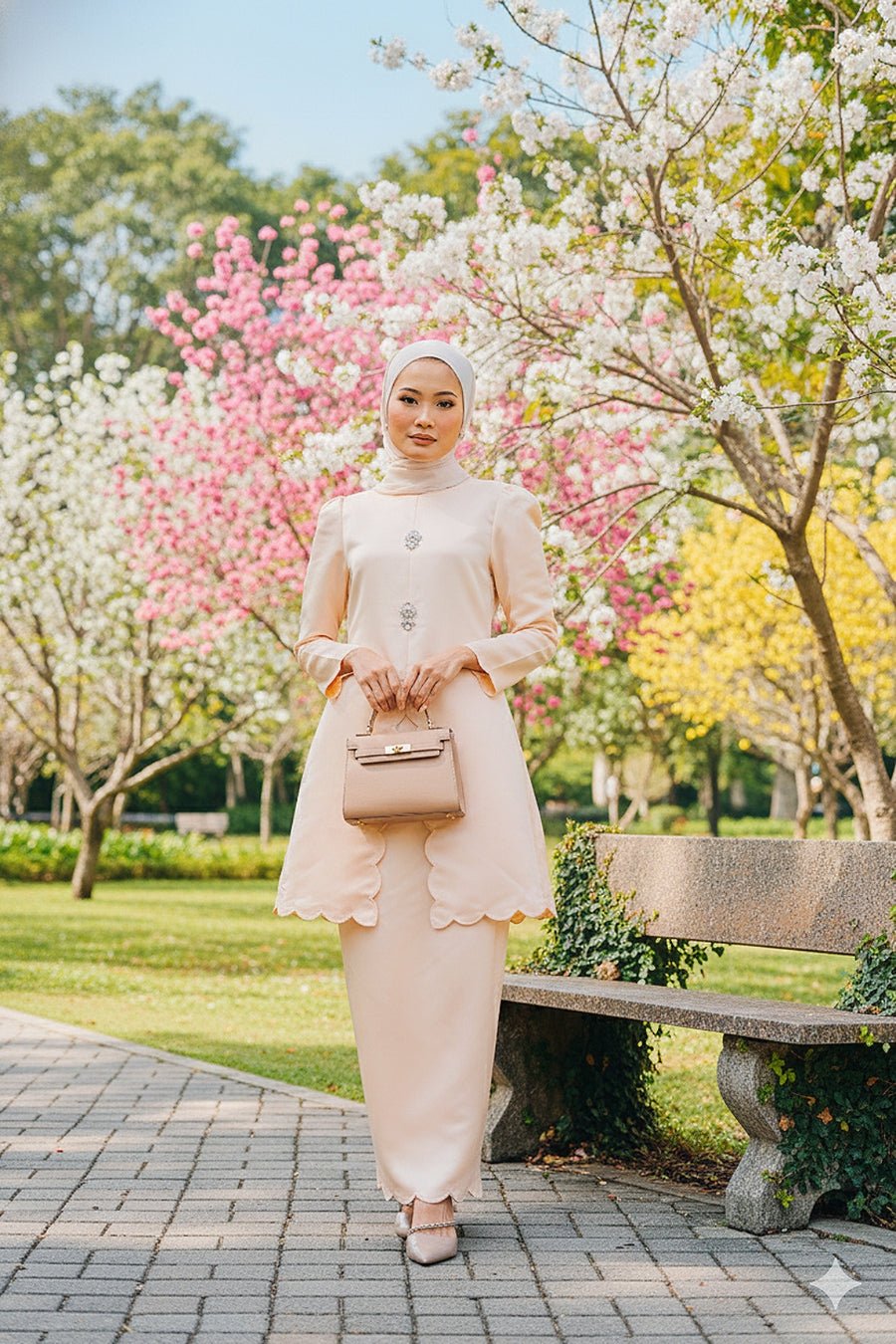 Aulia Satin Kurung (Kids)