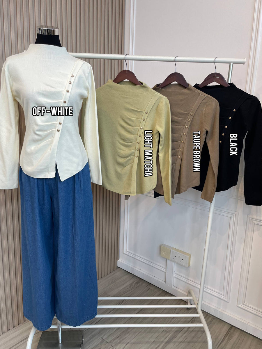 Haney Ruched Knit Top