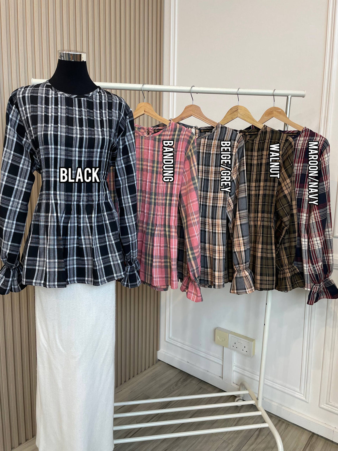 Zyra Pleats Blouse (NLB Own Manufactured)