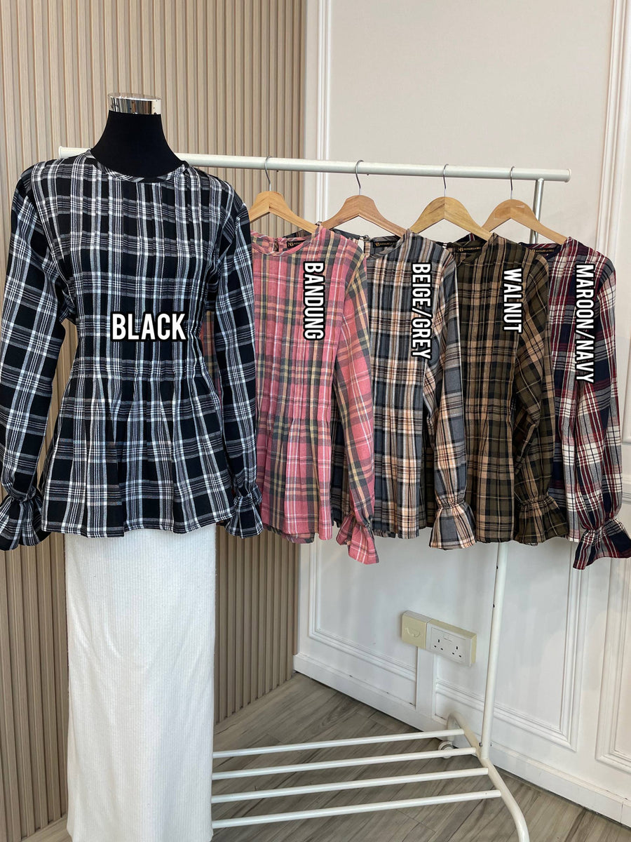Zyra Pleats Blouse (NLB Own Manufactured)