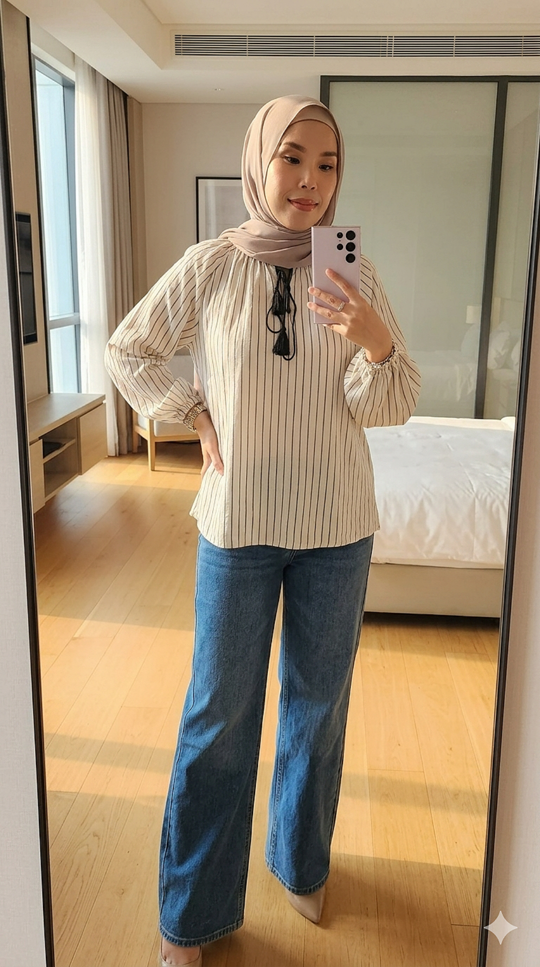Alya Stripe Top