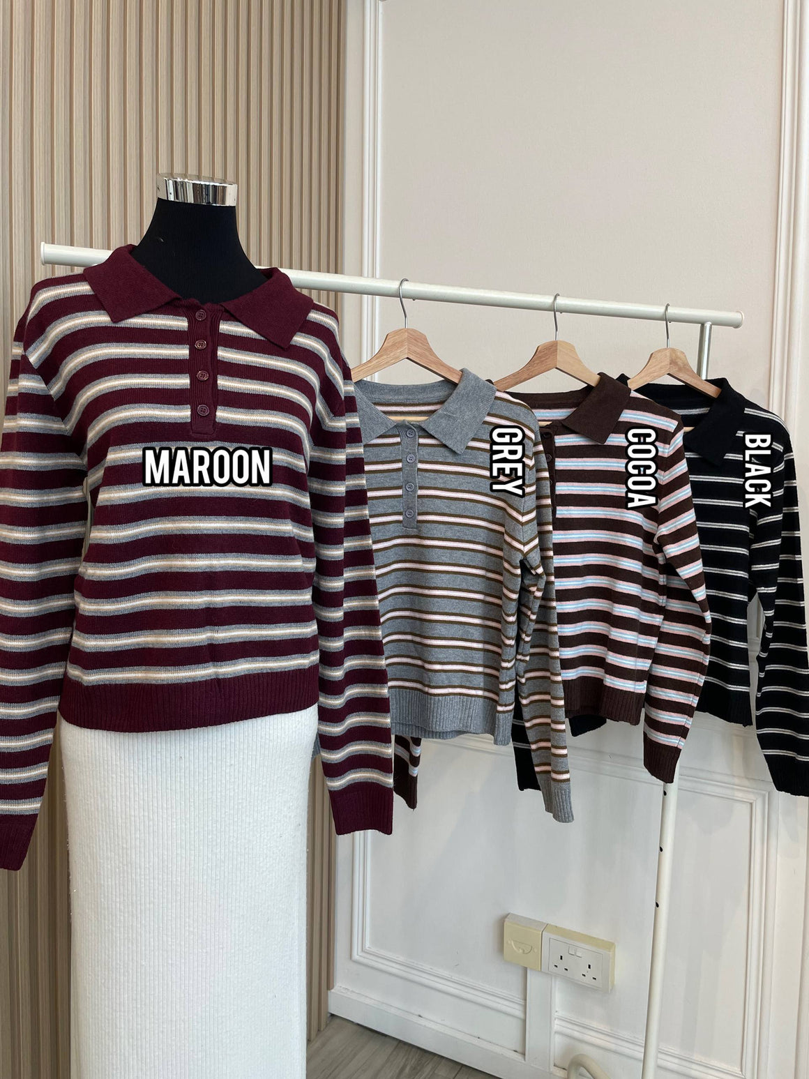 Emelda Stripe Knitwear