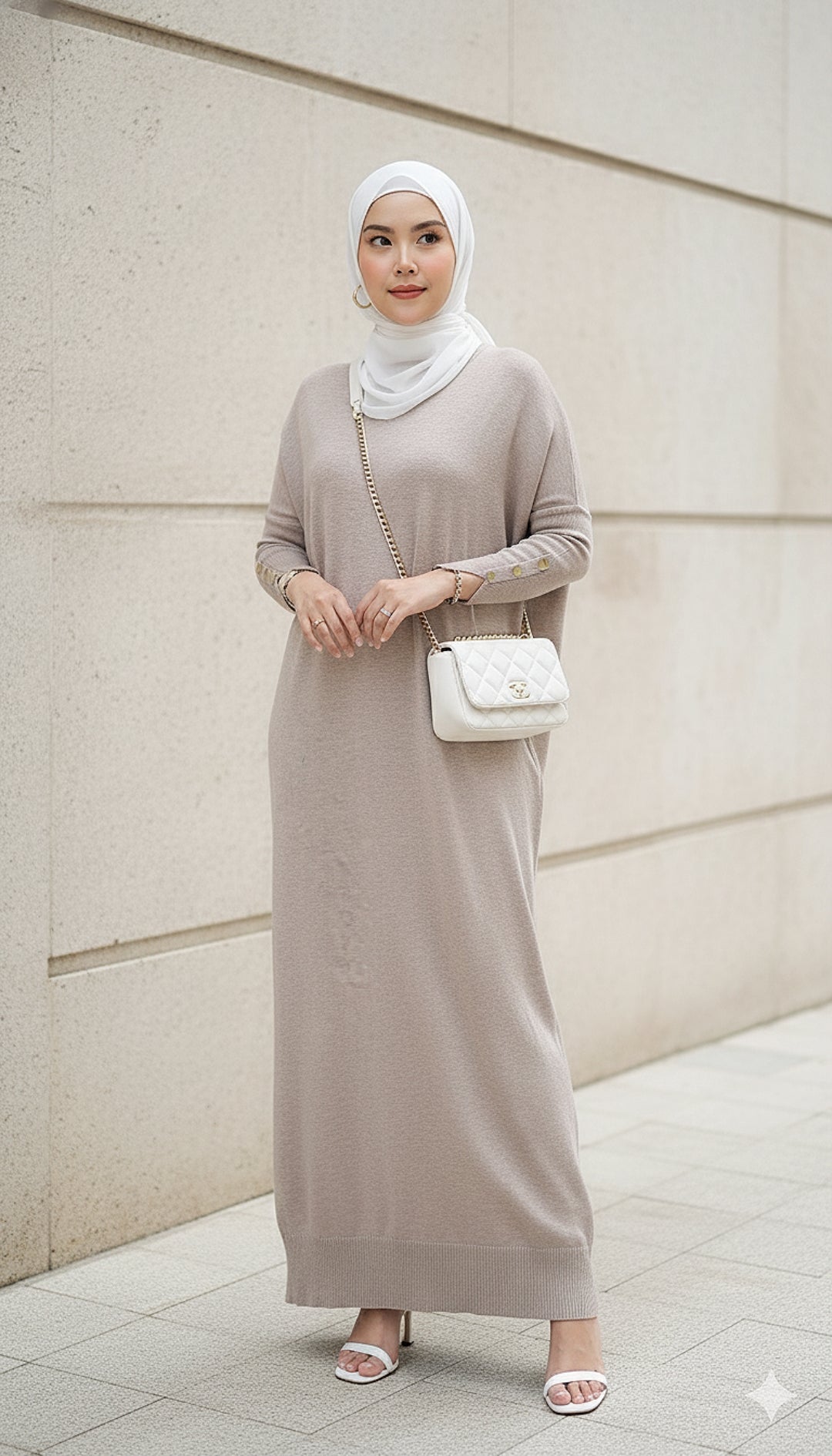 Raina Batwing Knit Dress