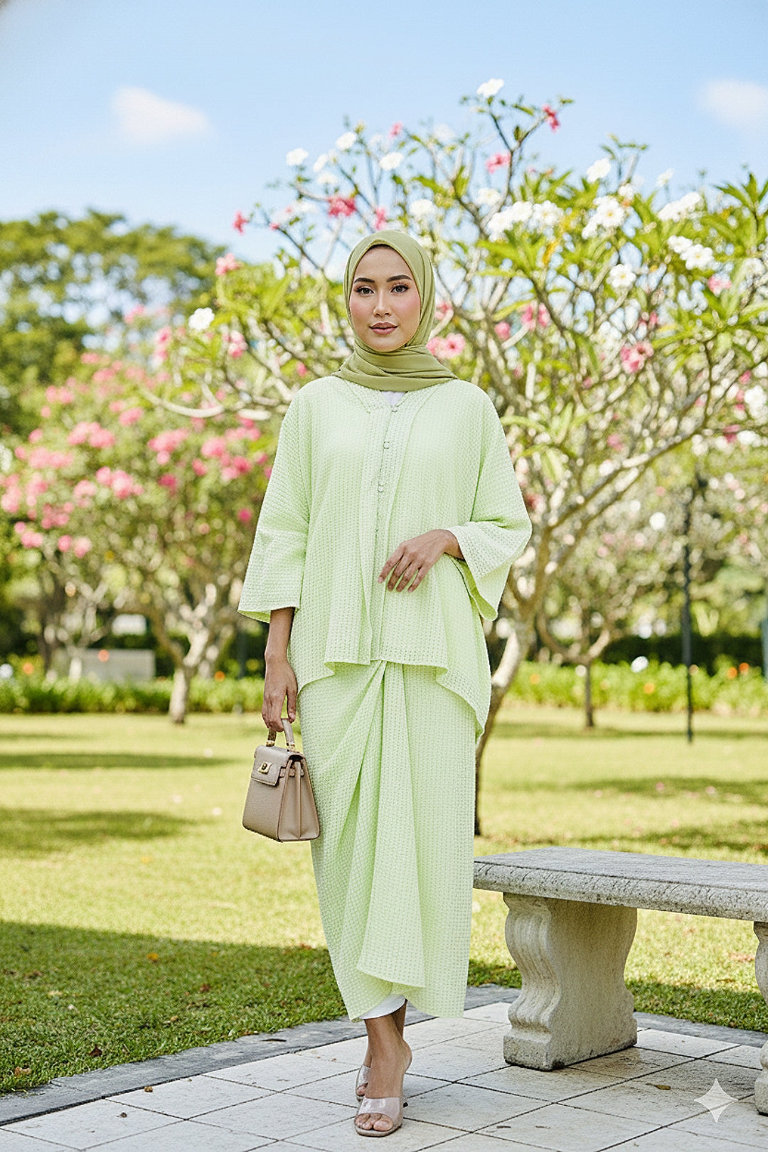 Camellia Kimono Kebaya Set